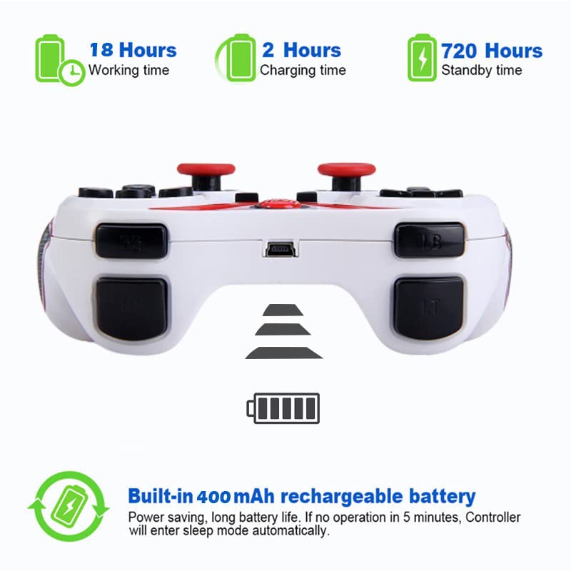 Megadream Mobile Game Controller for Android, Wireless Key Mapping Joystick Gamepad for Call of Duty & PUBG Mobile & More, Compatible for Samsung Galaxy LG HTC Other Phone Tablet, Not for iOS - Image 5